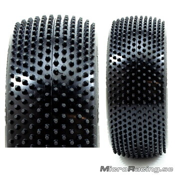 PROCIRCUIT - Grasshopper V4, Soft, 1/8 Off Road, Preglued, White Rim, 1pair