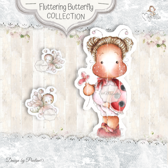 MAGNOLIA  -FF-20 Ladybug Tilda & Butterflies