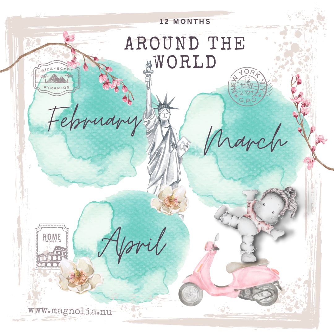 MAGNOLIA -POP UP! 12 Month's Around the World |   Tilda Vespa (Venice& Rome) 