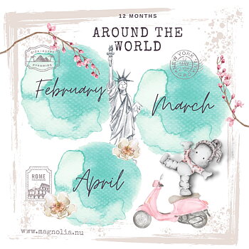 MAGNOLIA -POP UP! 12 Month's Around the World |  Tilda Vespa  (Venice & Rome)) 