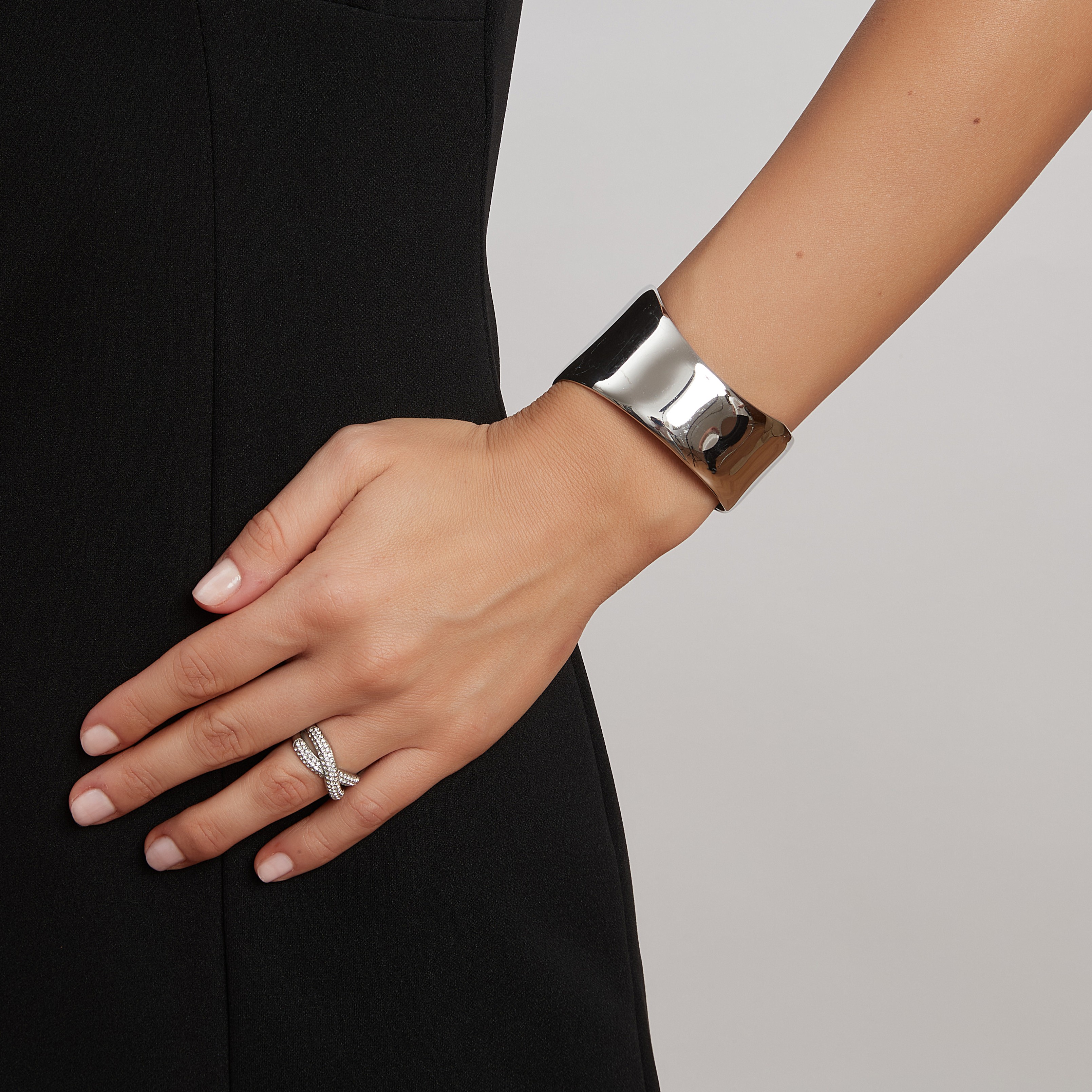 Coctail bangle steel - 2