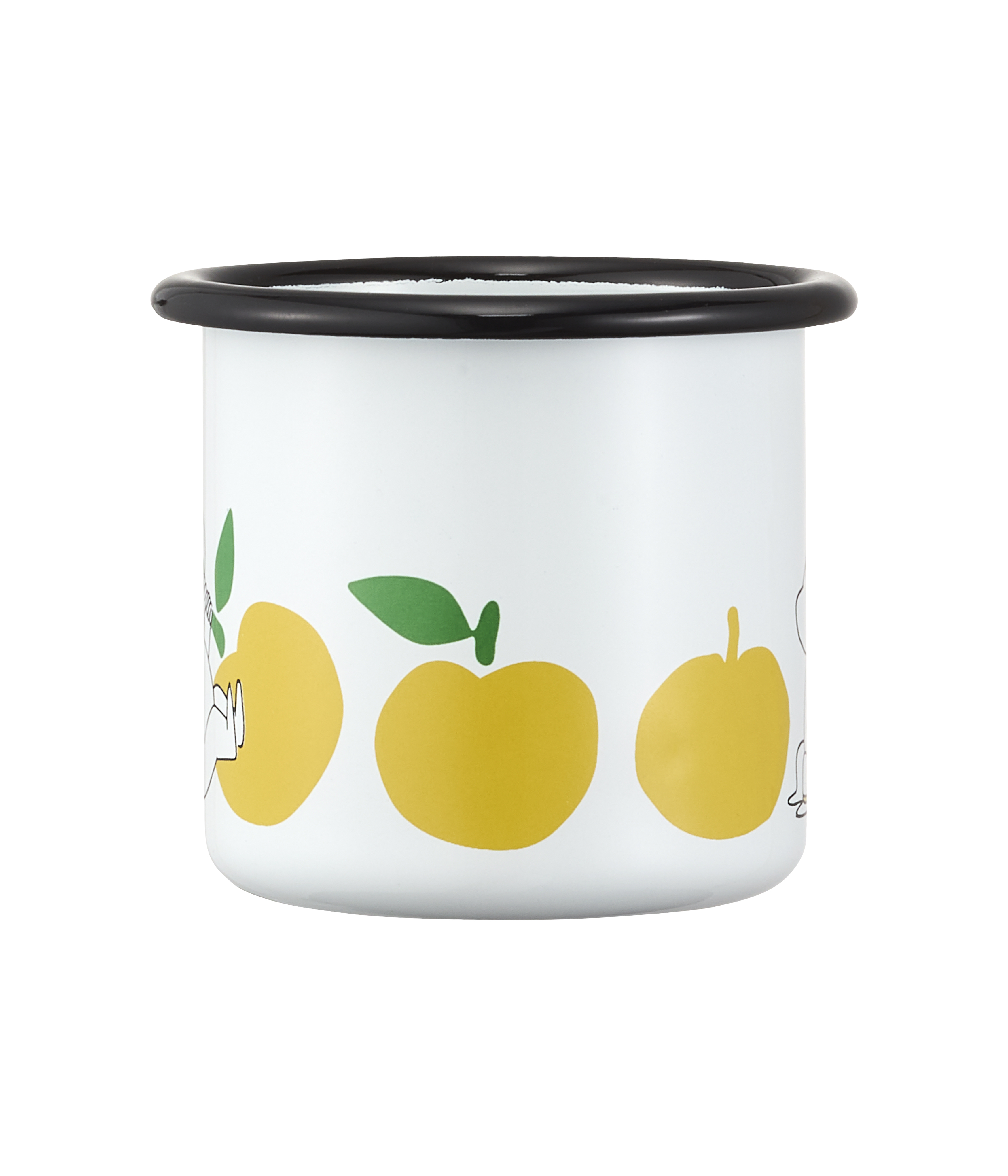 Mumin Emaljmugg 2,5 dl - Joyfull Apples - 3