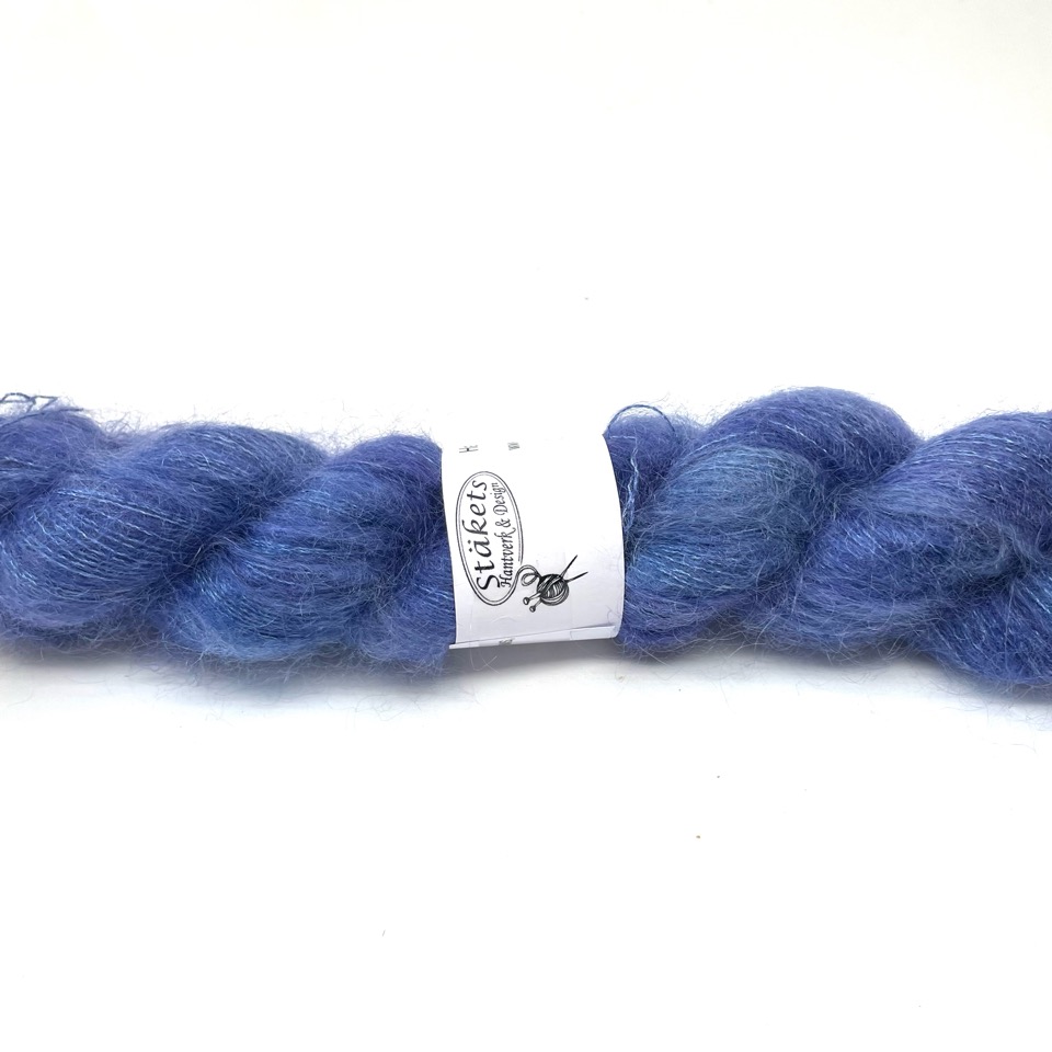 Handfärgad Kidsilk  blå - 2