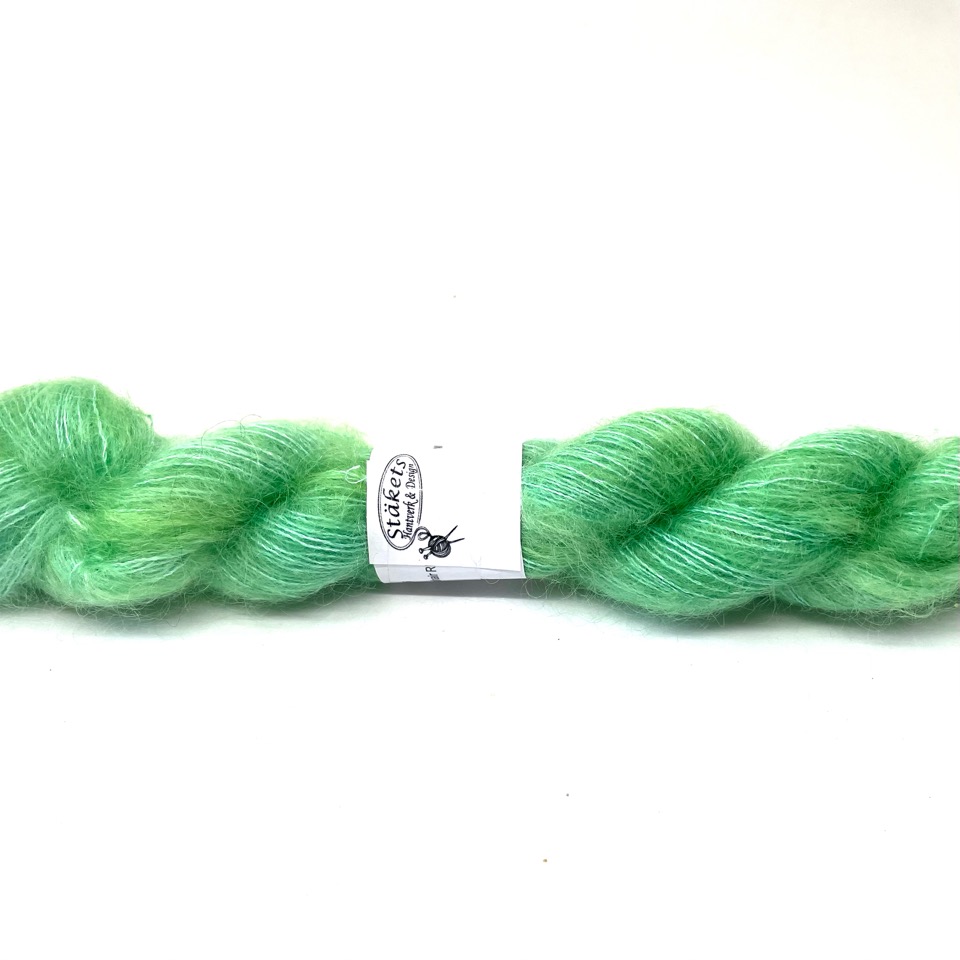 Handfärgad Kidsilk  grön - 3