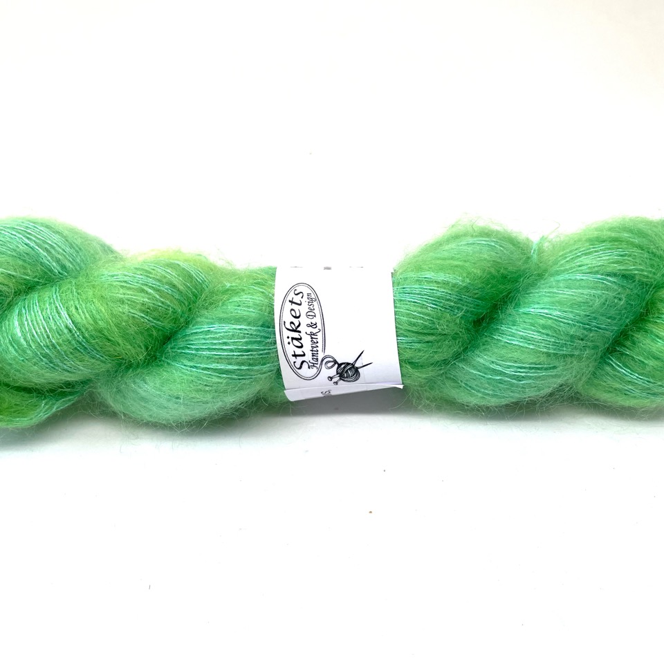 Handfärgad Kidsilk  grön - 2