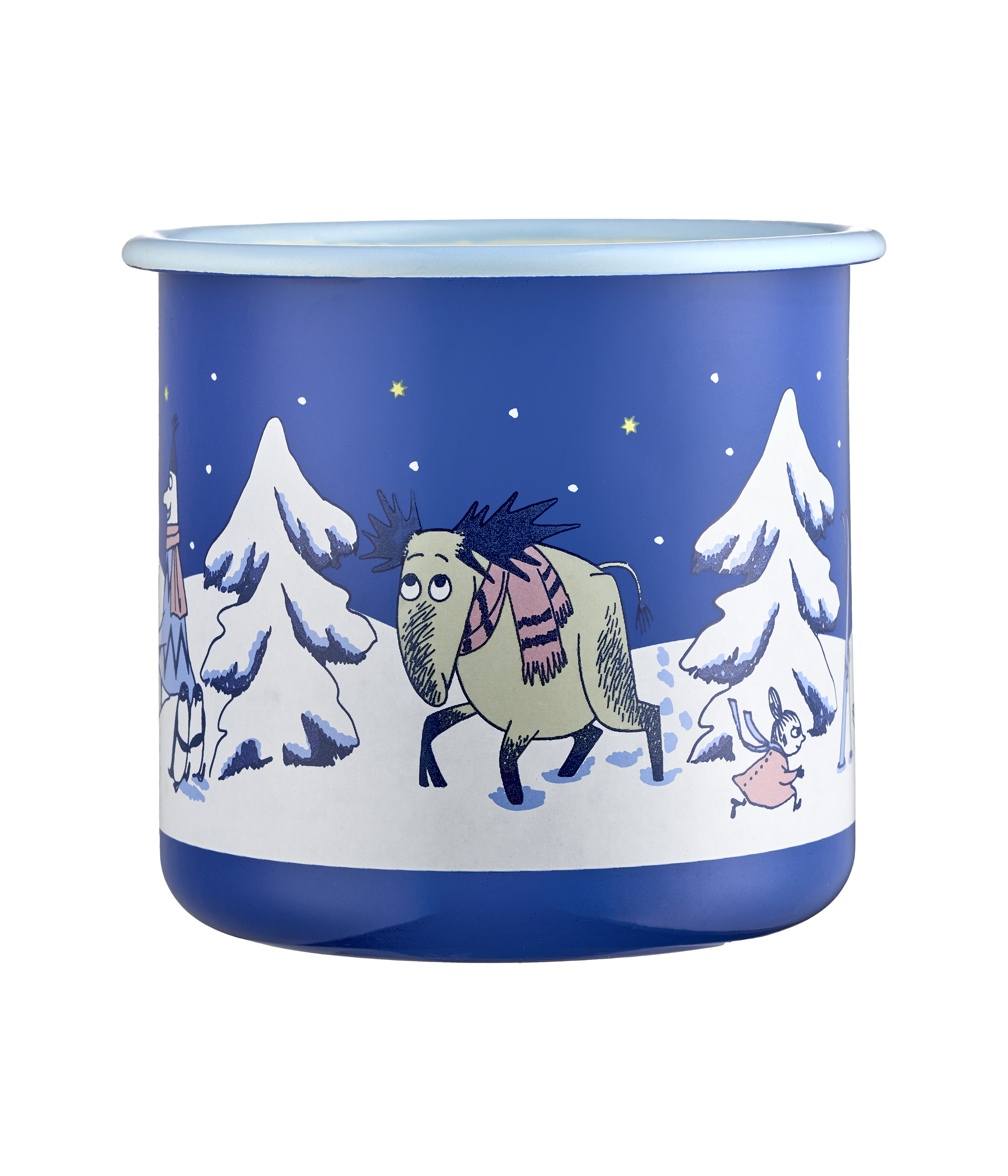 Mumin Emaljmugg 8 dl - Starry Night - 3