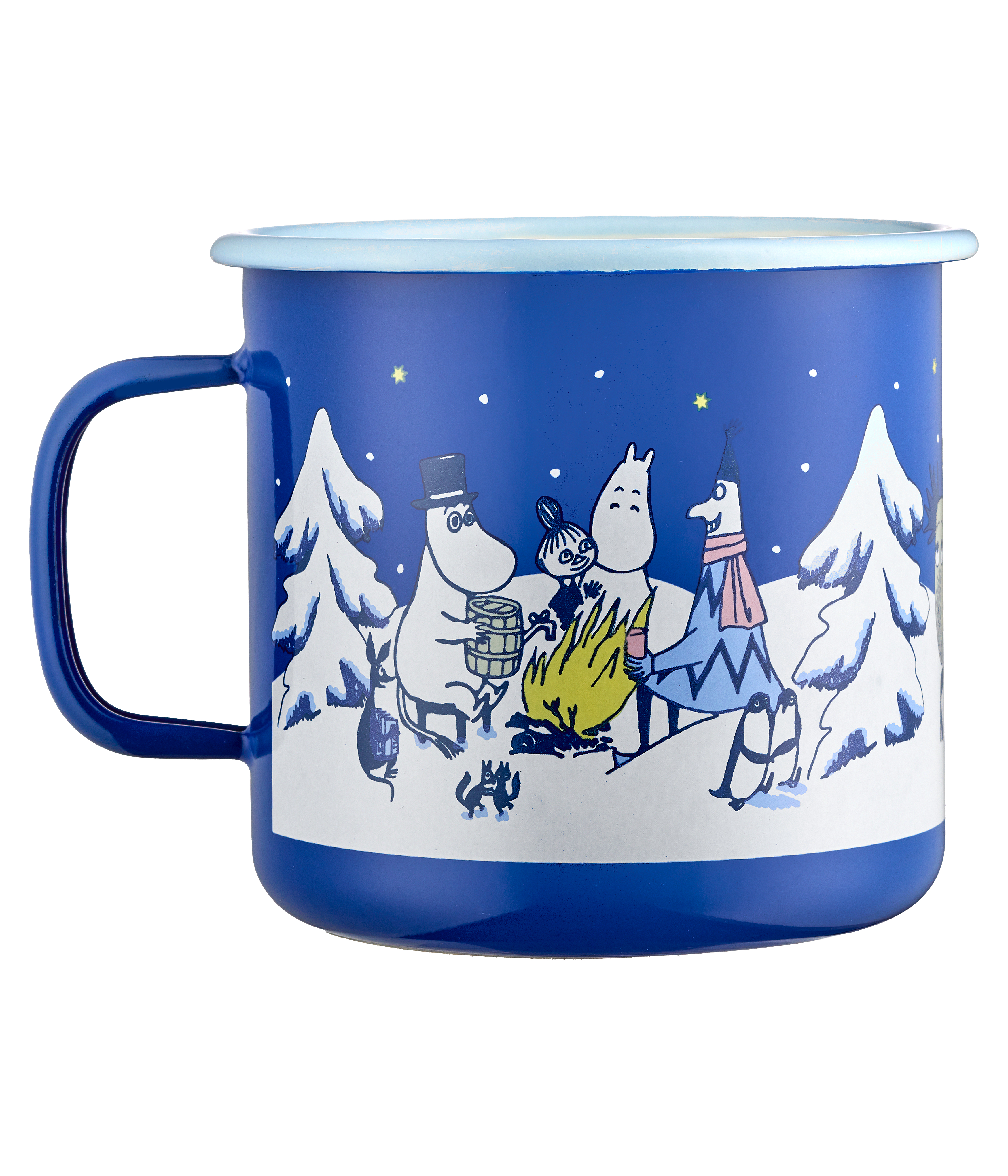 Mumin Emaljmugg 8 dl - Starry Night - 2