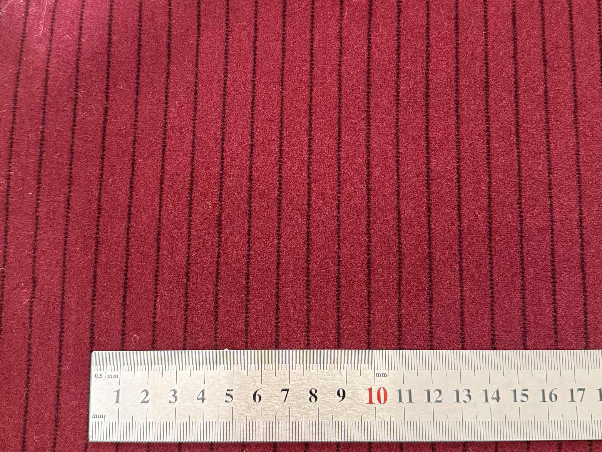 Mercedes Velour, randigt 