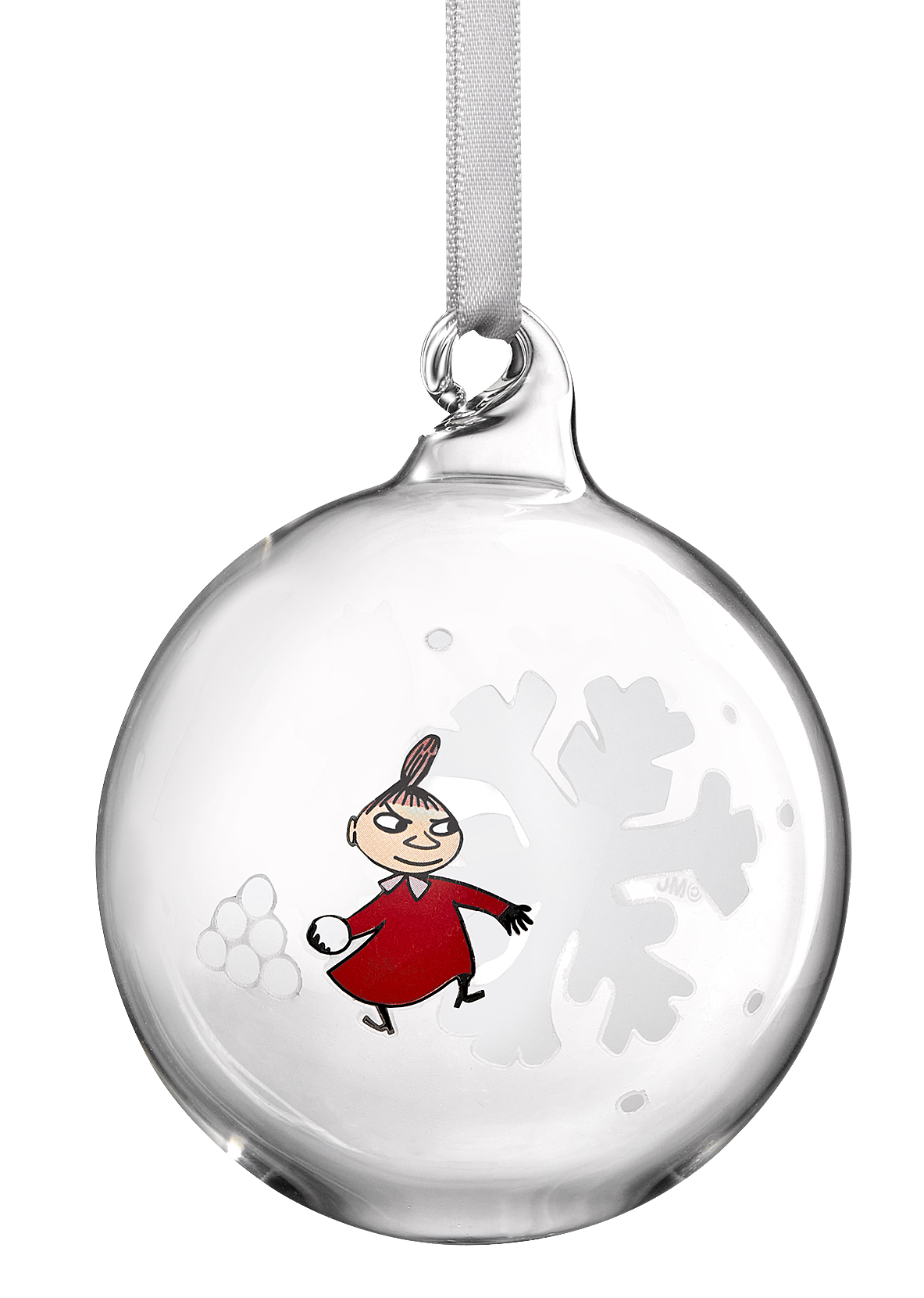 Mumin Julgranskula 7 cm - Snowflake - 3