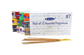  Satya Rökelse Mix -  12st paket