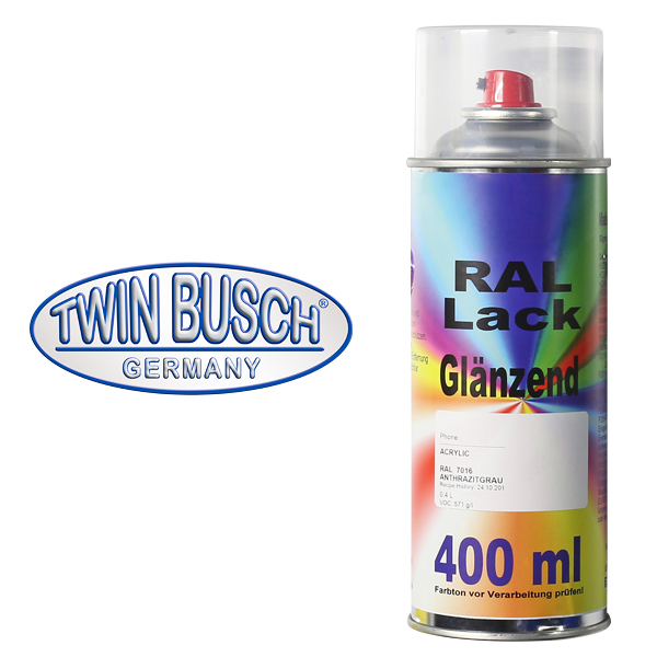 Spray antracit grå Twin Busch