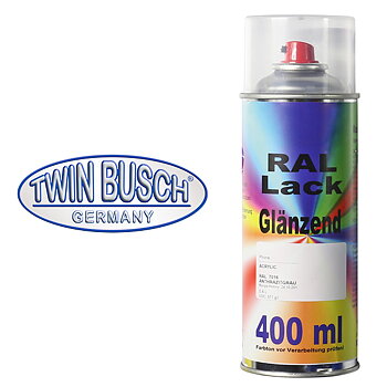 Spray antracit grå Twin Busch