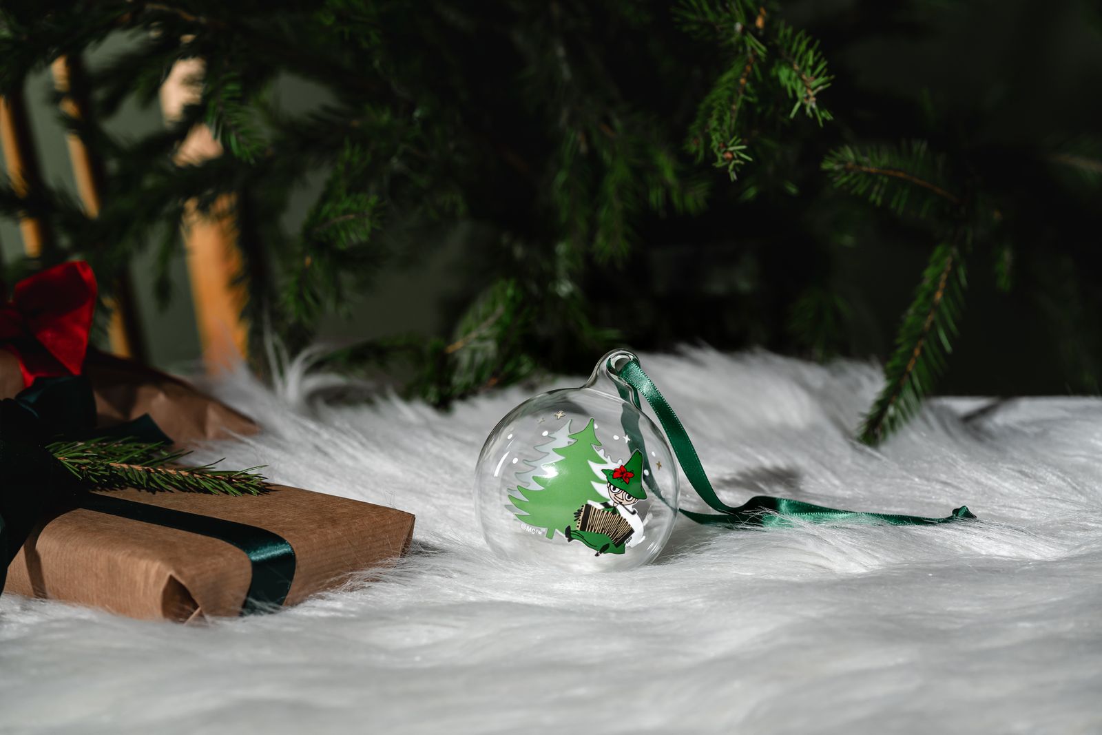 Mumin Julgranskula 7 cm - Spruce - 4