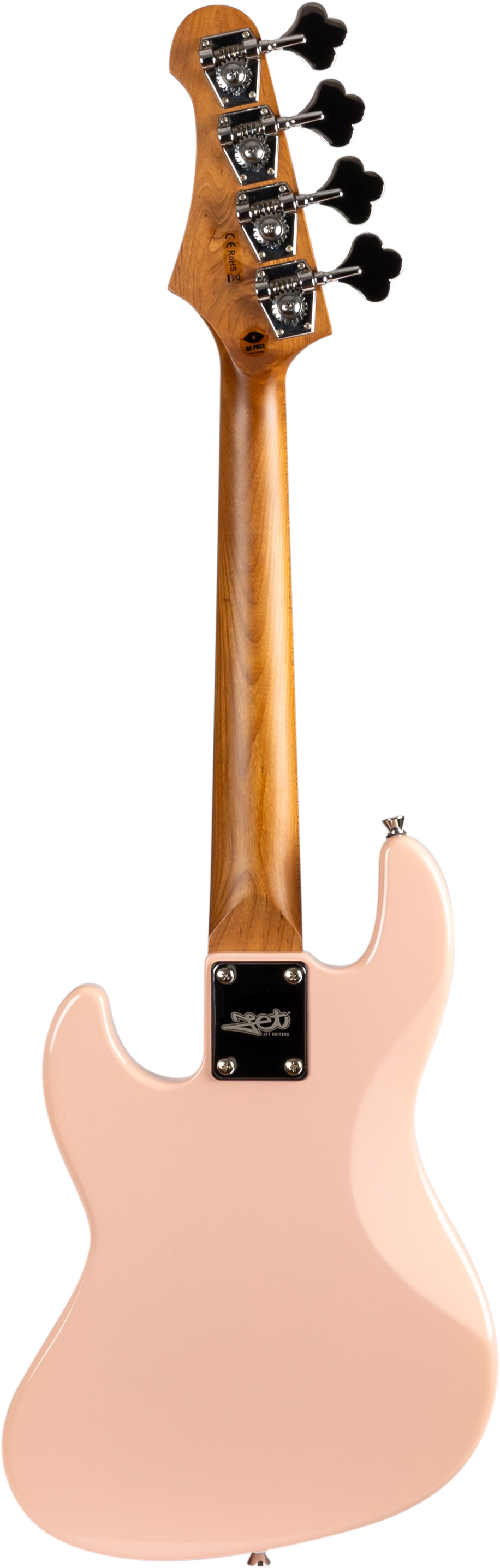 Jet Guitars JB-300 Travel Bass Shell Pink "Minibas" - 2