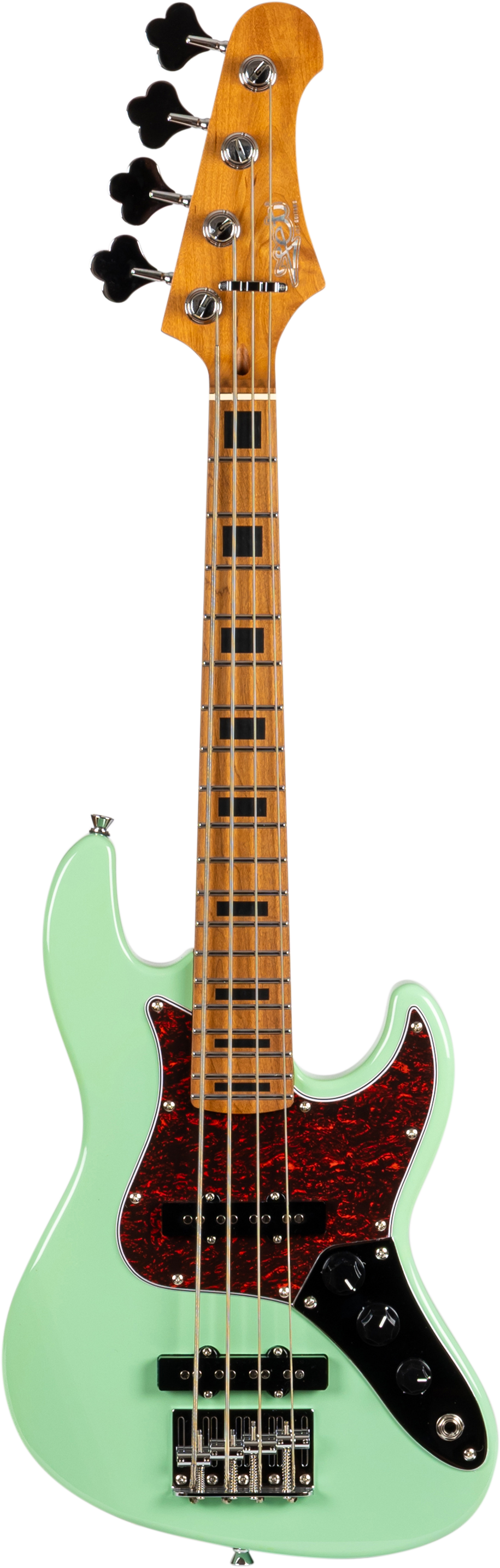 Jet Guitars JB-300 Travel Bass Sea F Green "Minibas"