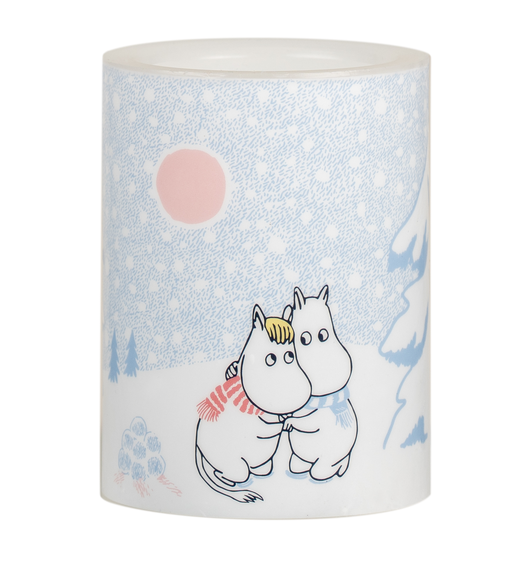 Mumin LED Ljus 10 cm - Let it snow