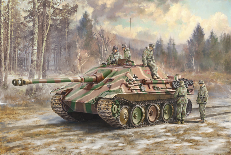 1/35 Sd.Kfz.173 JAGDPANTHER with winter crew