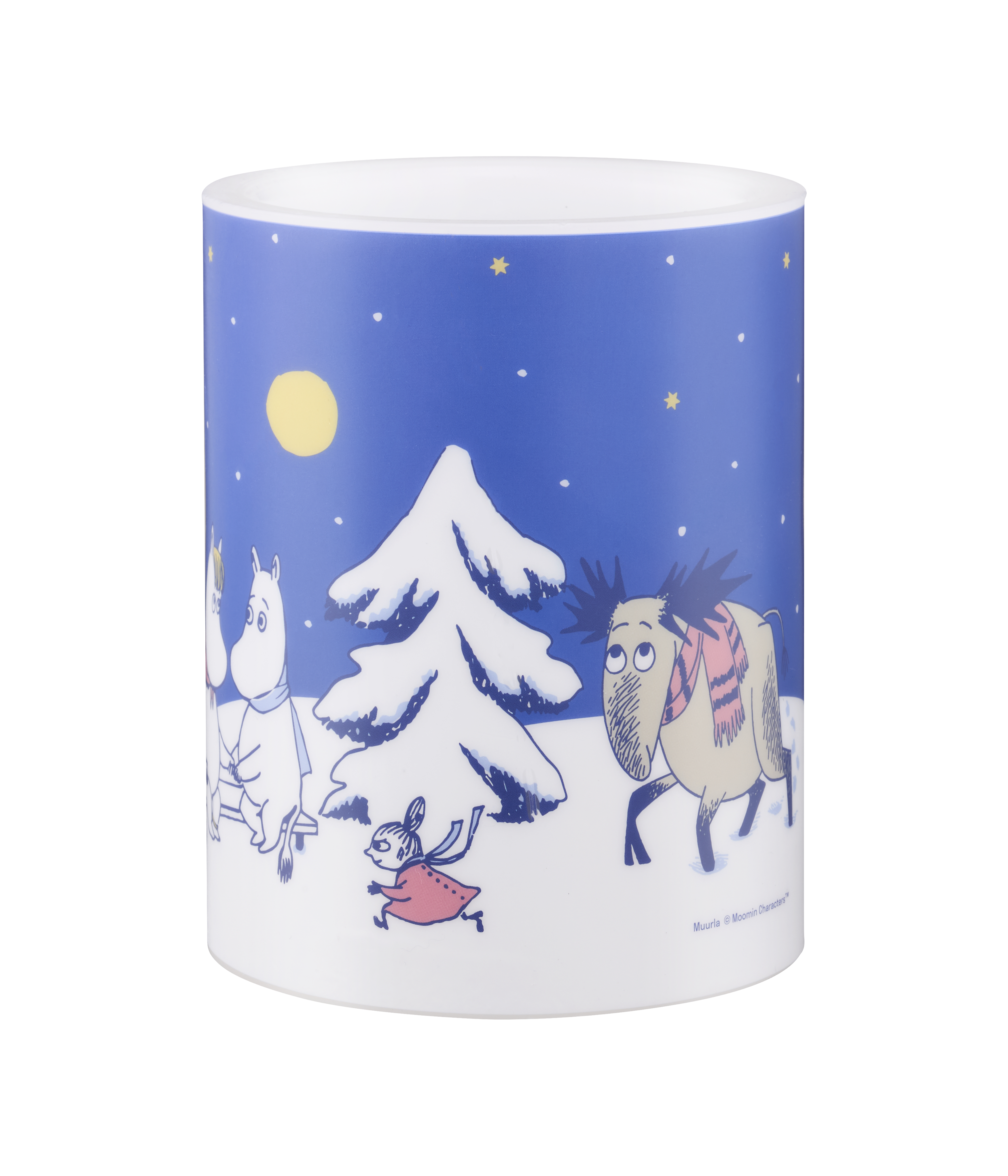 Mumin LED Ljus 12,5 cm - Starry Night - 2
