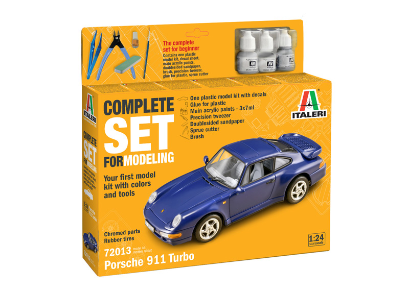 1/72 Porsche 911 - Complete Set For Modeling - Starter kit