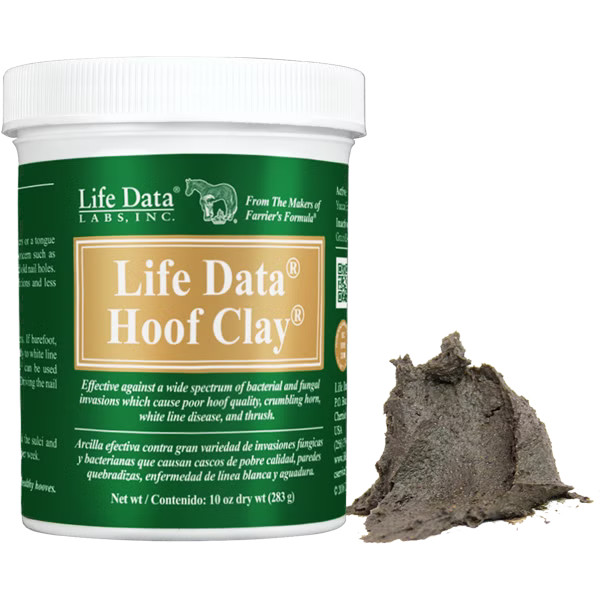 Life Data Hoof Clay antimikrobiell hoof putty leire for sprekker, byller etc 283g