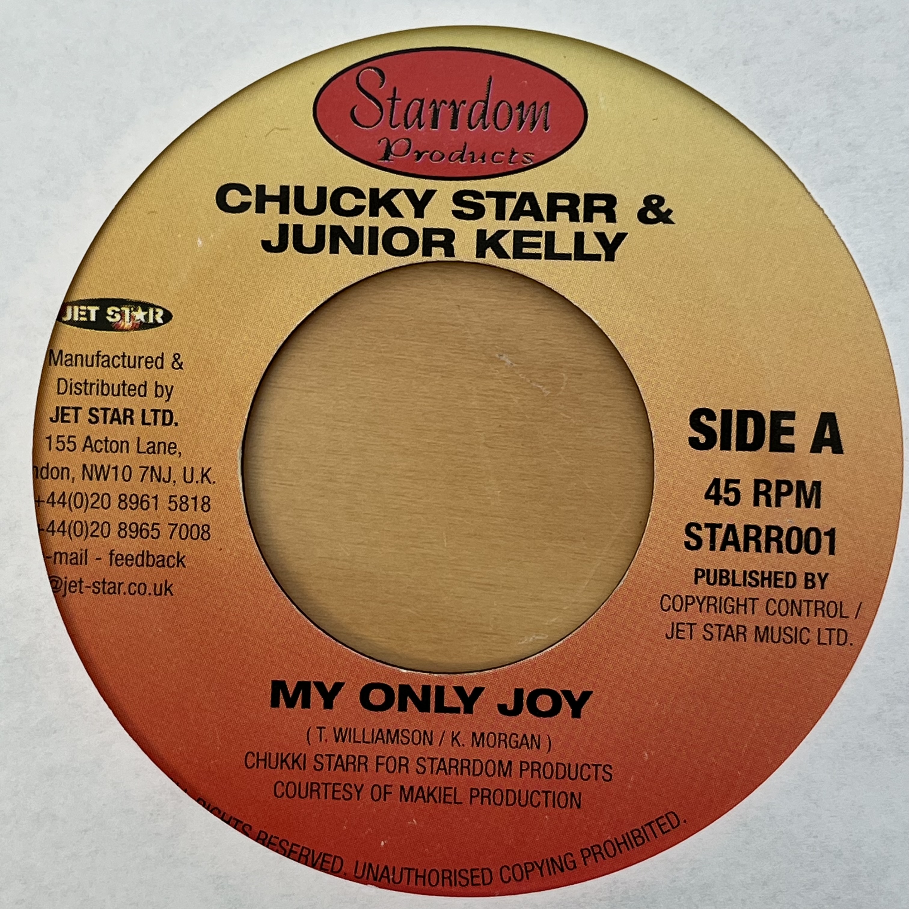 Chukki Star, Junior Kelly – My Only Joy