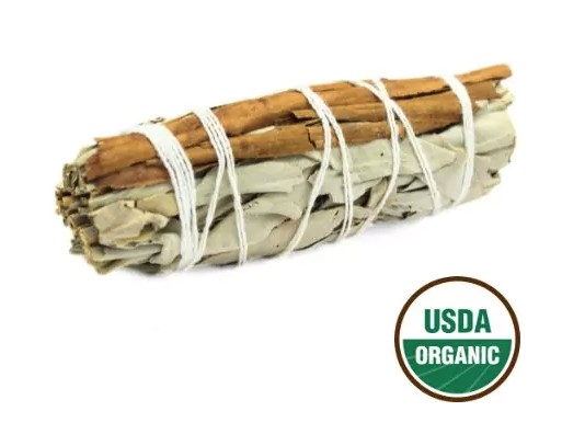 Eko White Sage & Cinnamon Smudge - 10cm