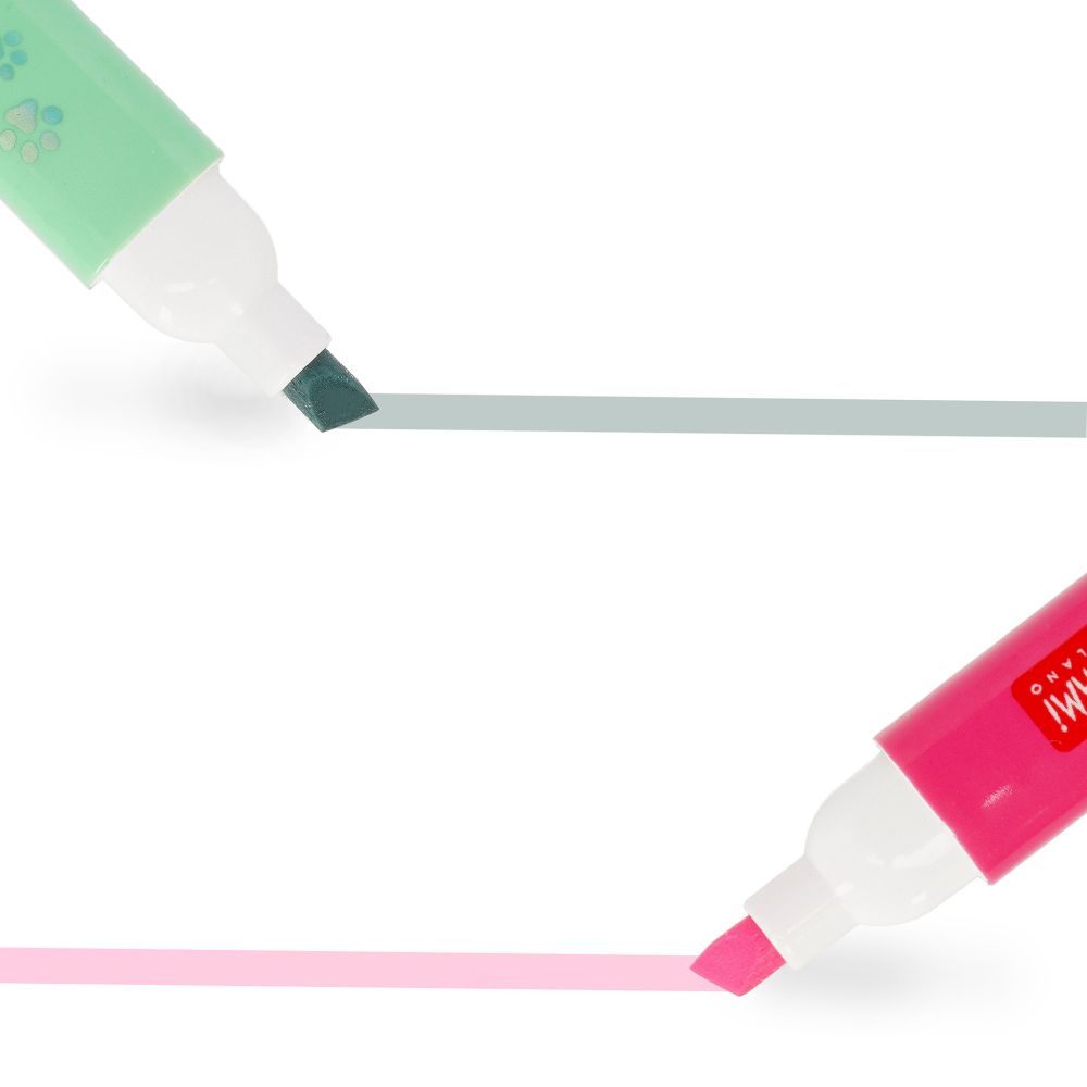 Meow Highlighters, set med 6 highlighters (12 färger) - 6