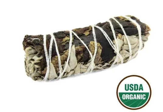 Eko White Sage & Black Sage Smudge - 10cm