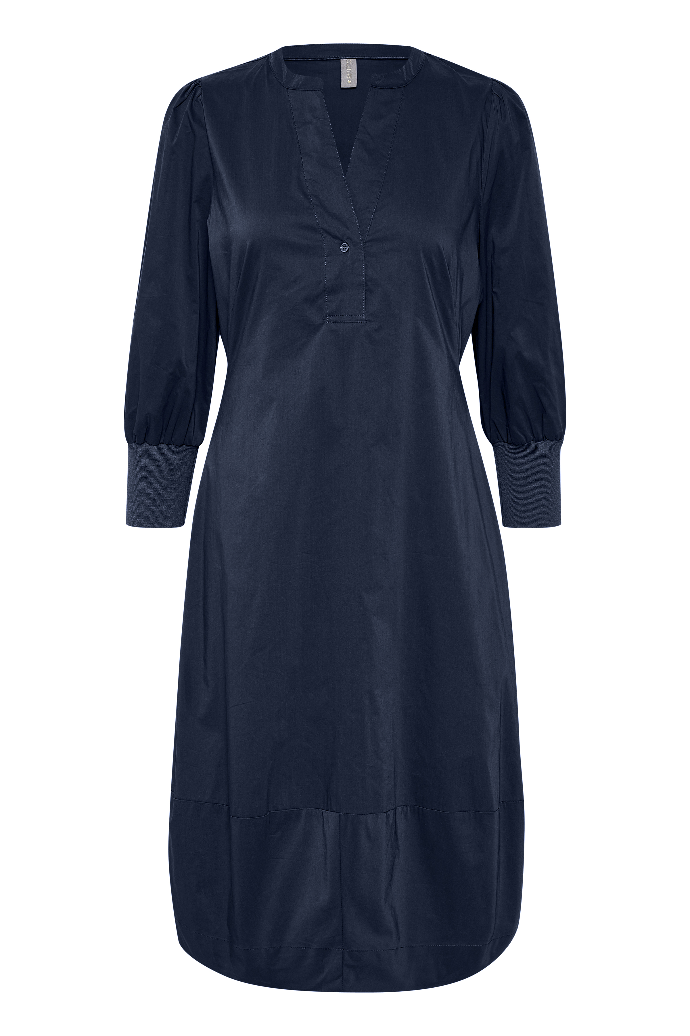 CUantoinett Dress Blue Iris  Mörkblå klänning med fickor - 6