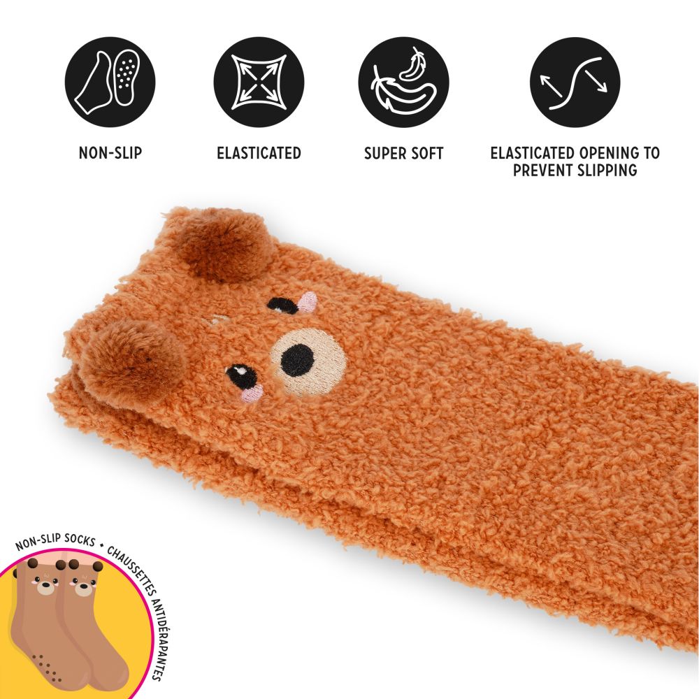 It´s a match, non slip socks, Teddy bear (barn) - 3