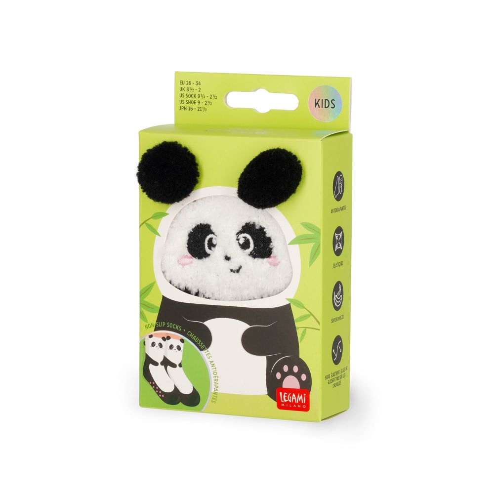 It´s a match, non slip socks, Panda (børn) - 4