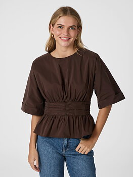 Neo Noir Annegret Poplin Blouse