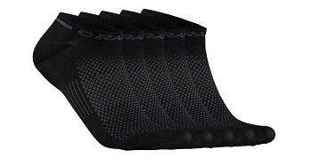 5-pack Craft Dry Shaftless strumpor Svart