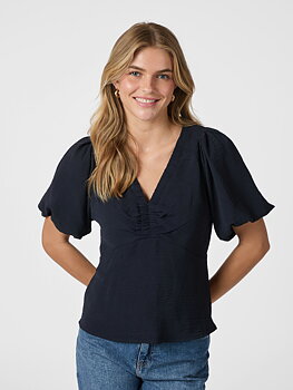 Neo Noir Irina Strcture Blouse