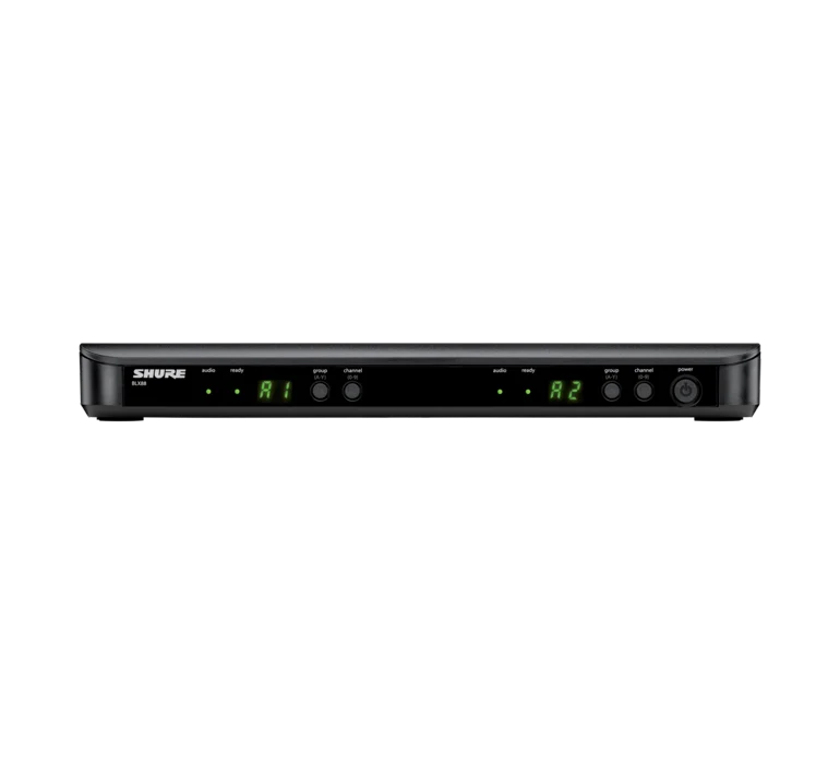 Shure BLX288-SM58 dual receiver med 2x PG58 / SM58 (S8 -823-832MHz or K3E - 606-630Mhz)) - 9