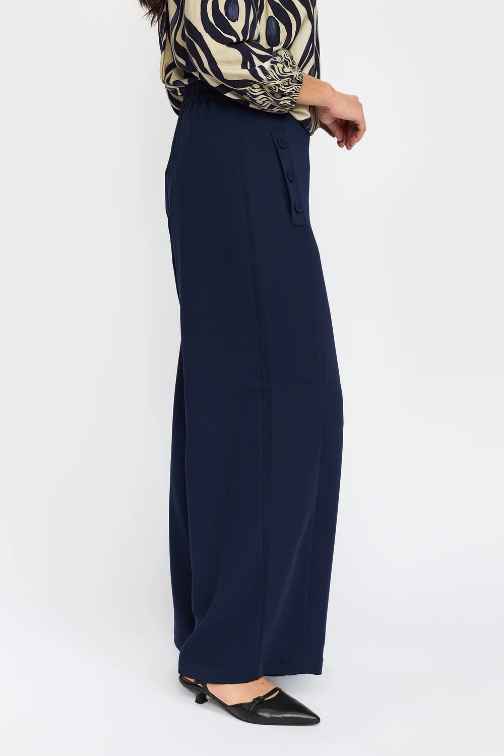 Ofelia Pant - Navy - 2-Biz
