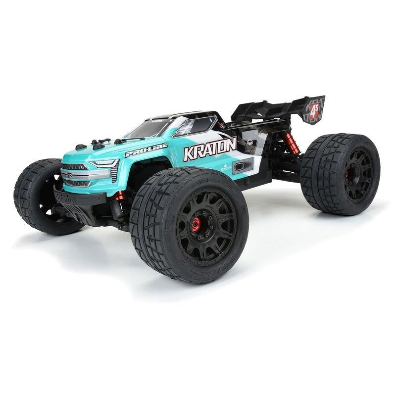 Pro-Line 1/8 Menace HP BELTED F/R 3.8inch MT Tires Mounted 17mm Black Raid (2) - 5