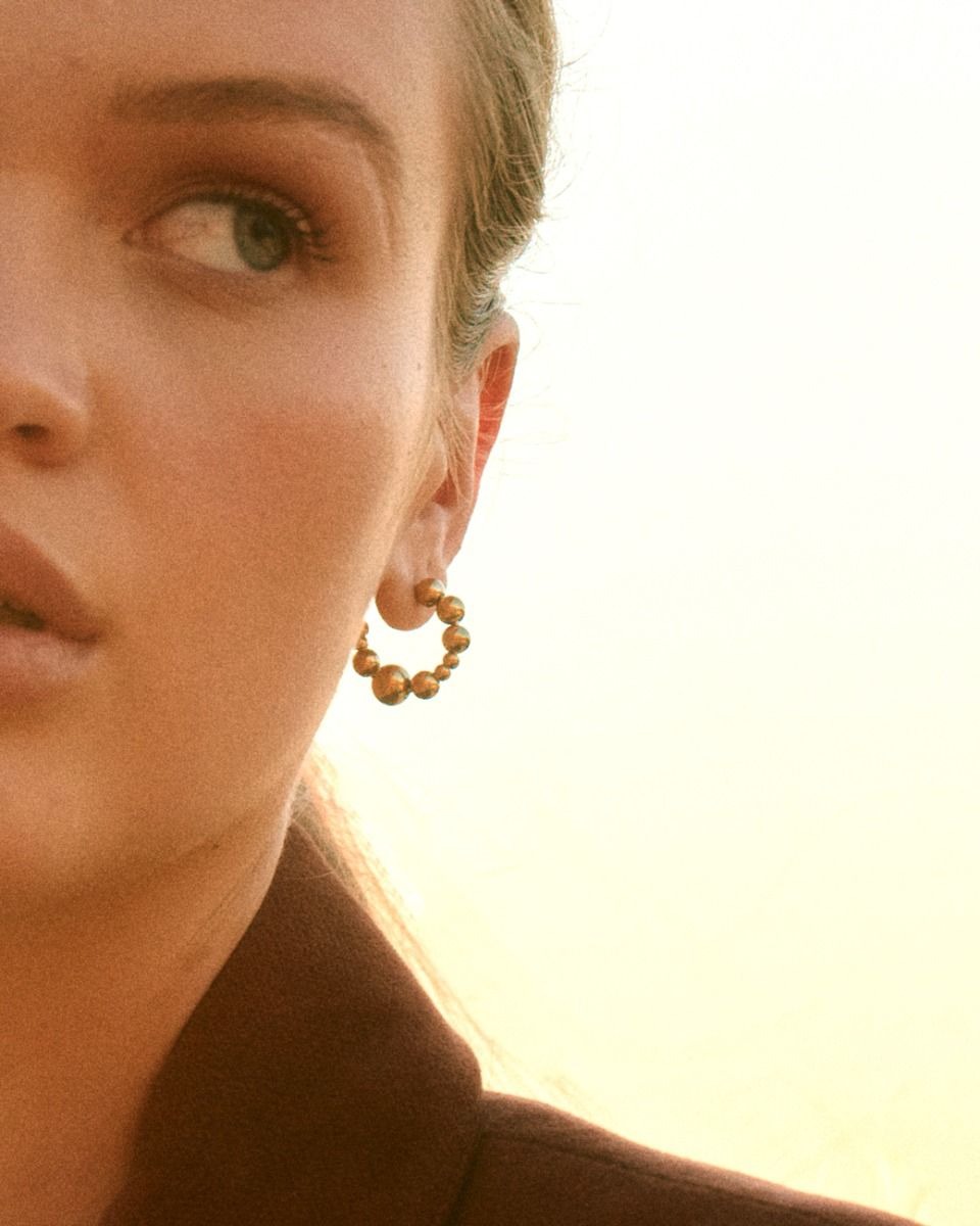 Sphere Hoops Gold - Edblad 