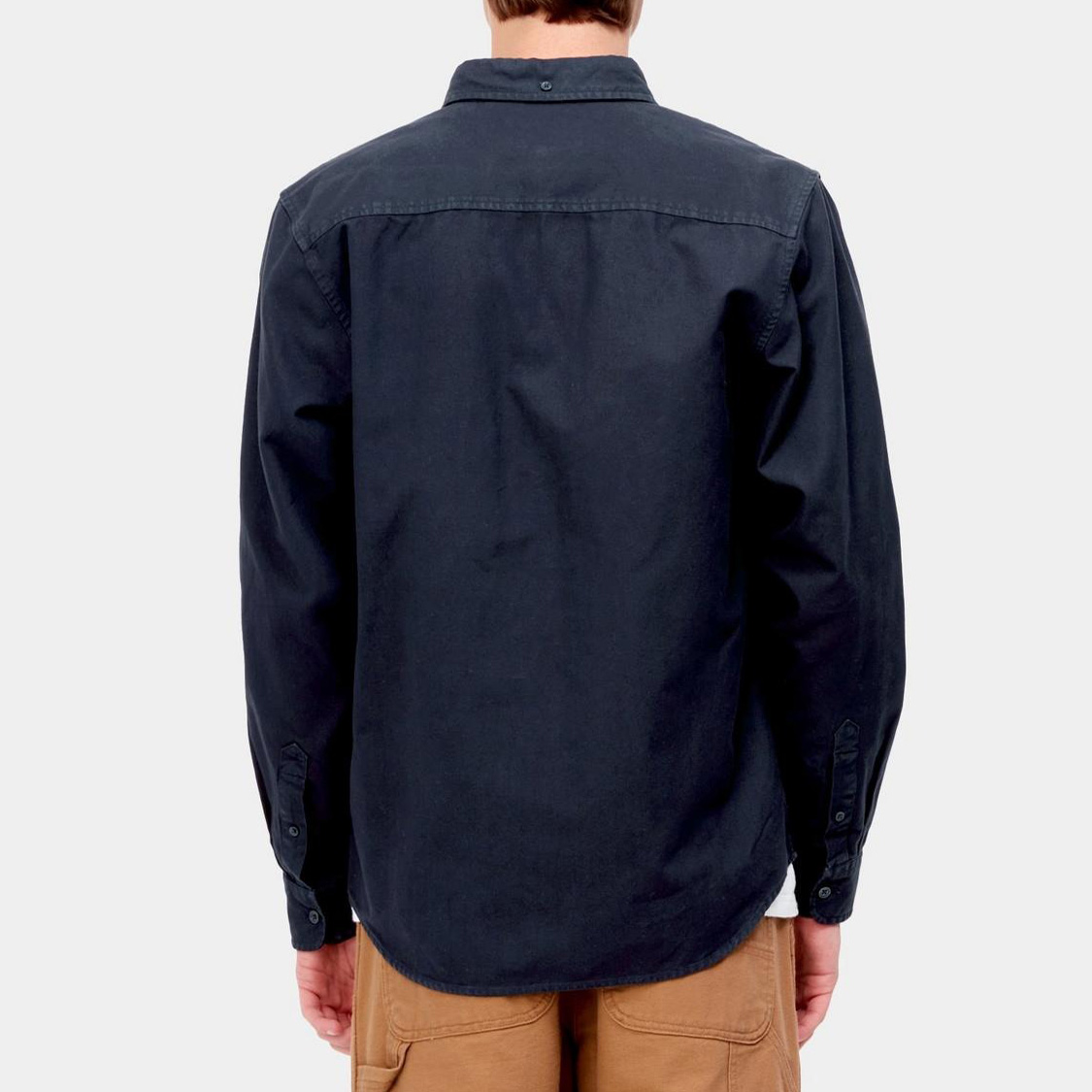 Carhartt WIP - Bolton L/S Shirt Dark Navy - 3