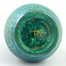 Josef Ekberg (1920s) Art Deco Vase with Green Luster Glaze 13 cm
