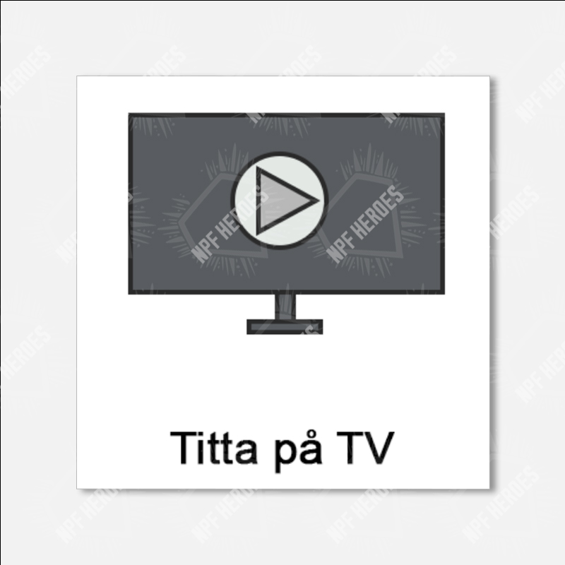 Bildstödsbilder Aktiviteter hemma & ute, 3x3 cm - 6