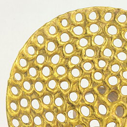 Pierre Forssell (1960s) Modern Brass Vase 16/10 cm (2)