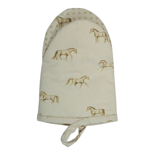 Köksset AWST Intl Grytvante Och Grytlapp Hästmotiv Cream Horses - 3