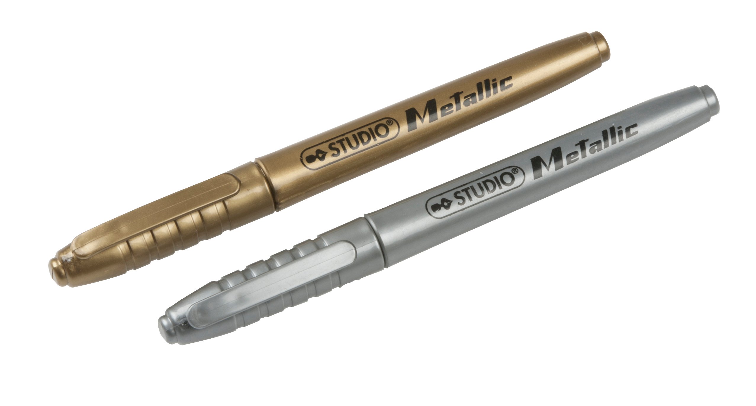 Metallic Marker Guld & Silver 4mm 2-pack