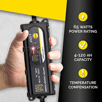 DUNLOP Smart Laddare 3.8A 6/12V