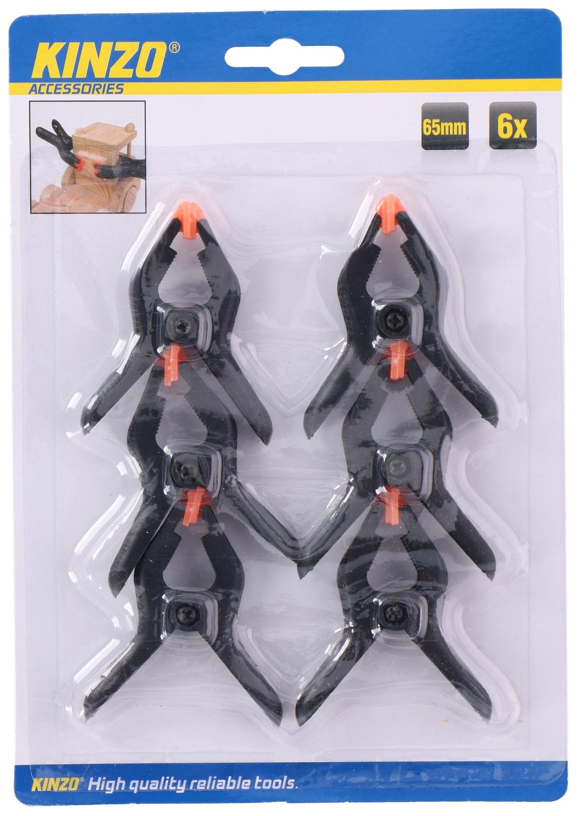 Limklämma 65mm 6-pack