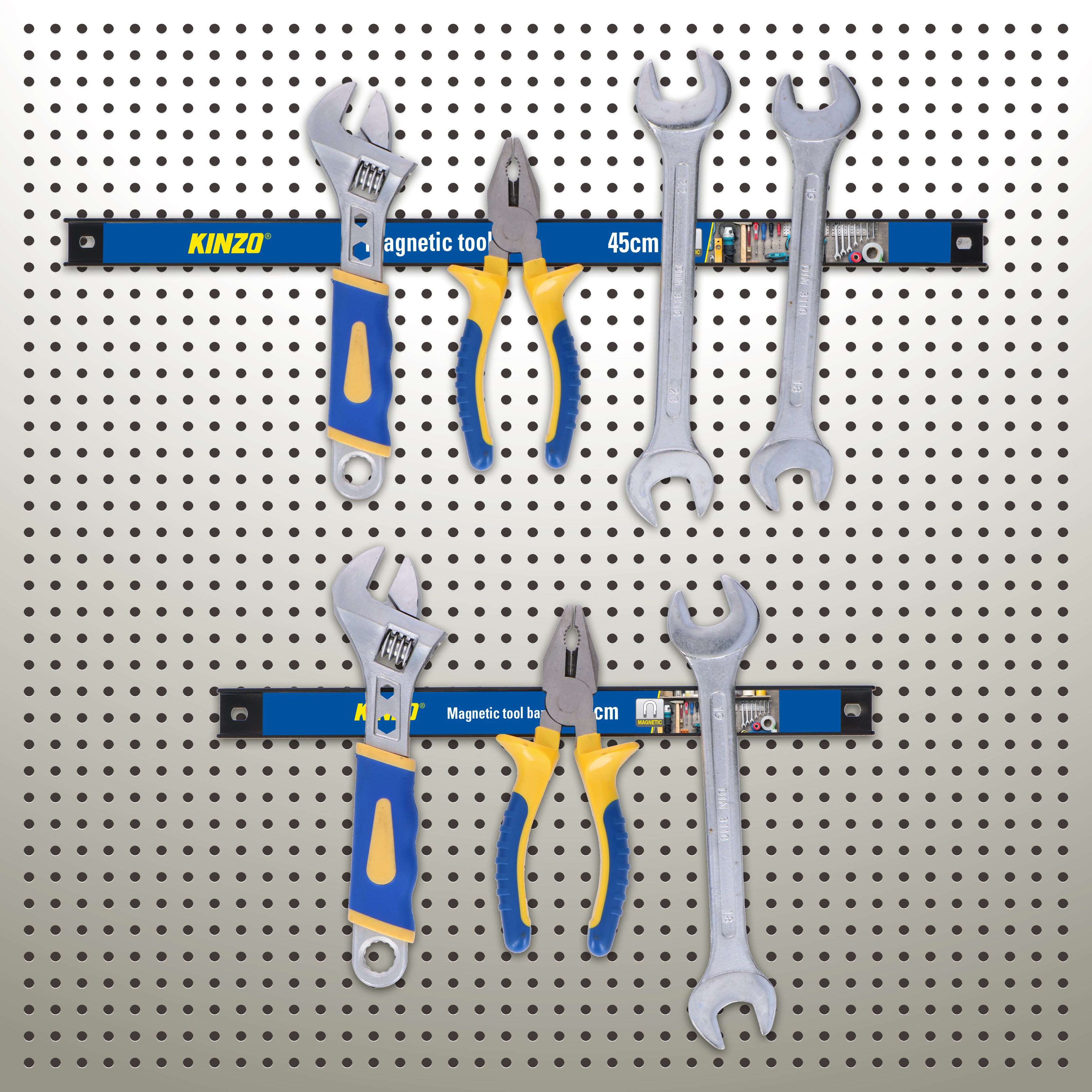 Magnetisk Verktygsstång 45cm 30cm 20cm 3set - 3