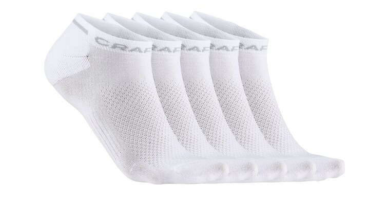 5-pack Craft Dry Shaftless strumpor Vit