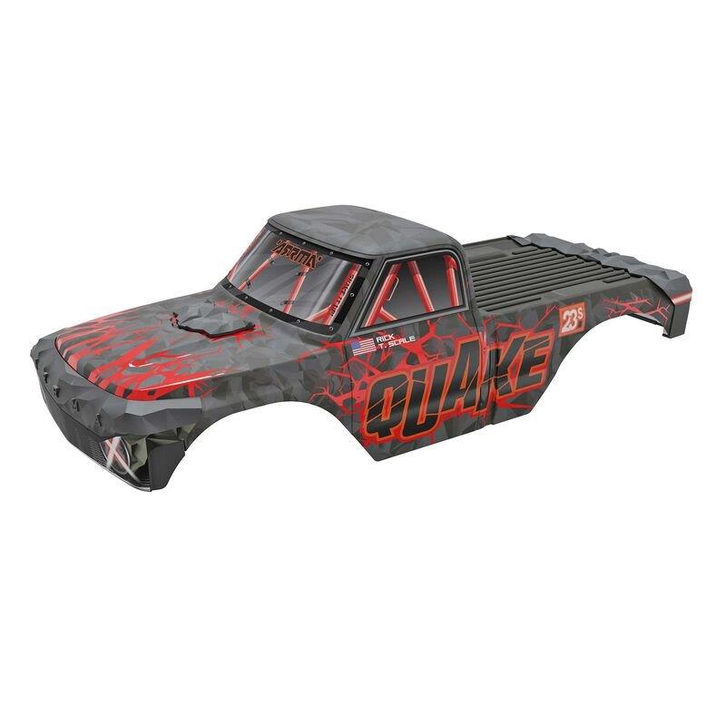 ARRMA QUAKE Painted Decaled Trimmed Body Set, Red