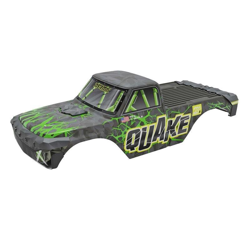 ARRMA QUAKE Painted Decaled Trimmed Body Set, Green